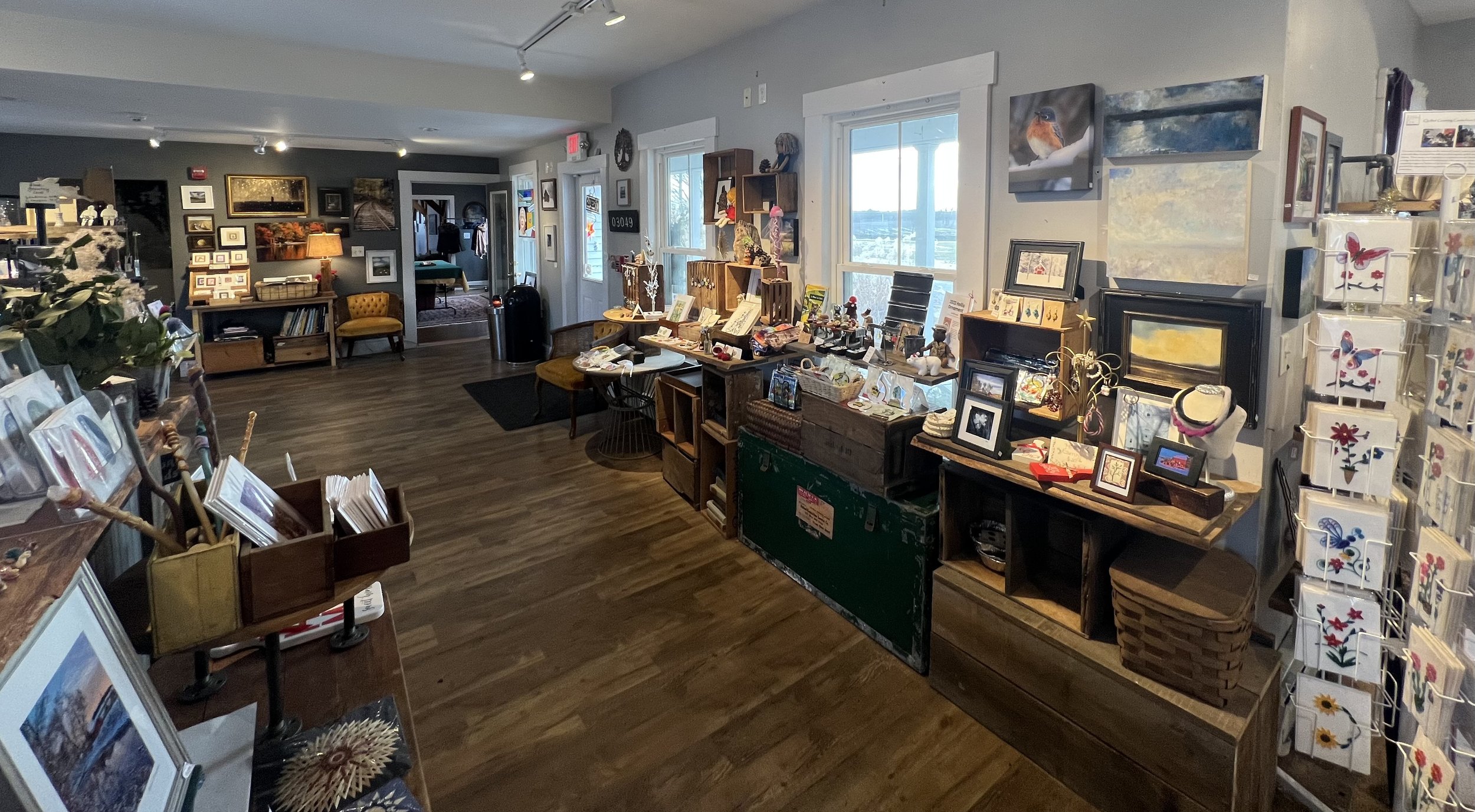 Gallery artwork at Hollis Artspace