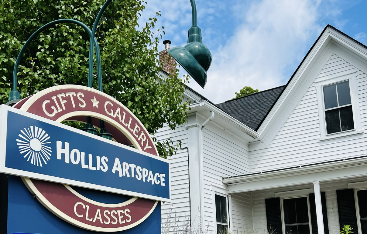 Student artwork at Hollis Artspace