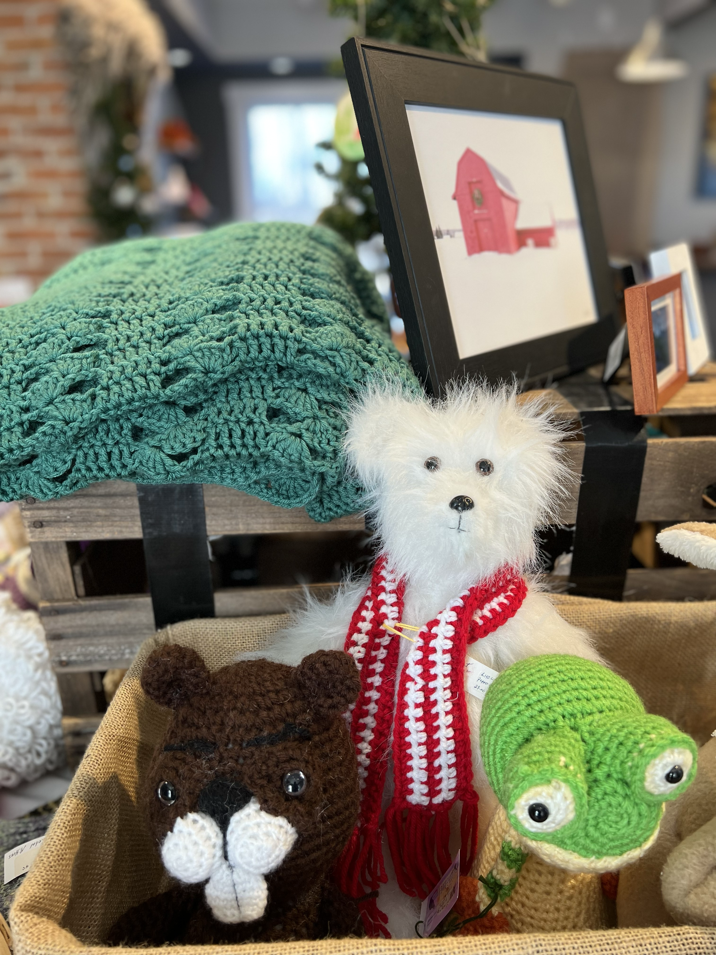 Art piece at Hollis Artspace