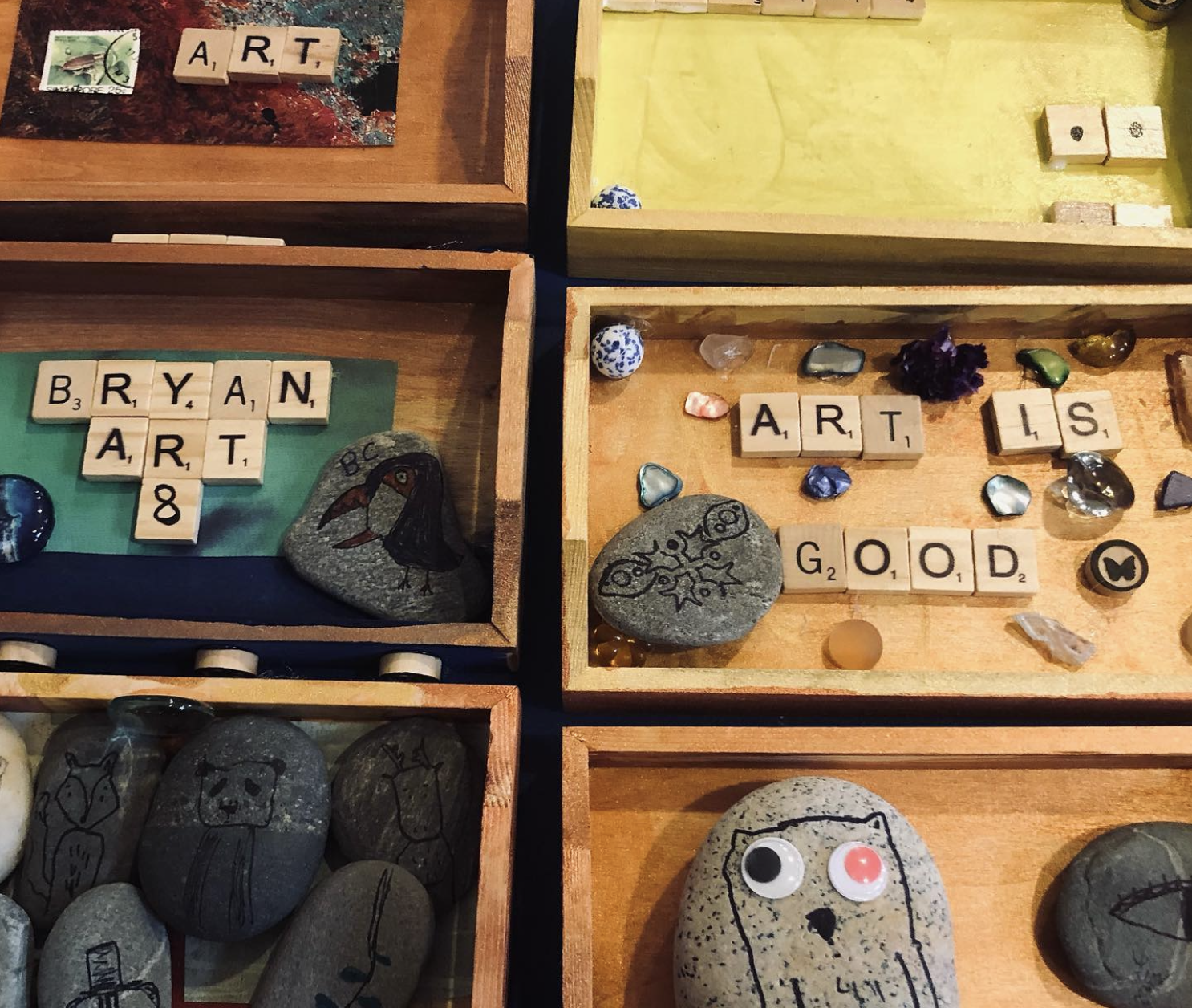 Youth art class at Hollis Artspace